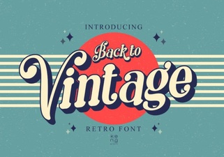Craft Retro Designs with Vintage Fonts