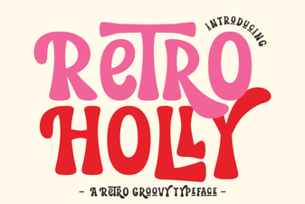 Retro Holly Font Design Tips & Creative Projects